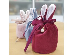 «Заяц» в мешочке - упаковка для чайного подарка